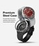 Ringke Samsung Galaxy Watch 6 Classic 47mm Case, Bezel Styling Case Adhesive Frame Ring Cover