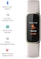 Fitbit Luxe Fitness &amp; Wellness Tracker, Lunar White/Soft Gold Stainless Steel