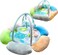 Moon Baby Playmat : 2-In-1 Foldable Baby Gyms &amp; Playmats, Baby Nest And Activity Center W/Hanging Sensory Toys, For 0 Month+ Newborn, Infant, Toddler, Baby Mat + 5 Detachable Toys Flower Theme