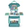 Little Story ROLE PLAY SHOPKEEPER/SUPERMARKET TOY SET SATCHEL (35 Pcs) - Green, 3-IN-1 Mode