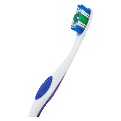 Colgate 360 Medium Toothbrush With Tongue Cleaner Multi Pack 2 Pcs