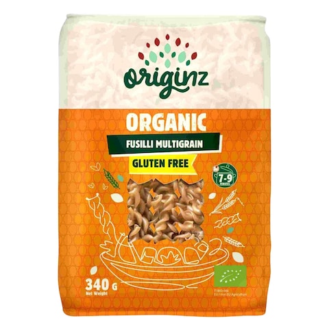 Originz Organic Gluten Free Fusilli Multigrain Pasta 340g