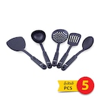 Buy Perstige nylon kitchen tool set - black x 5 in Saudi Arabia