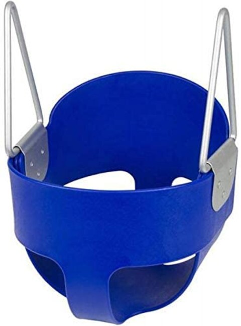 RBWTOYS Outdoor  Solid  Toddler Swing  with High Back safety seat.  Model RW-13126. Blue