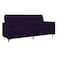 In House Leen 2 In 1 Sofabed Velvet Upholstered - Dark Purple