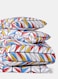 KLUB LINEN King Comforter 4PC SetScalene Triangles 180TC Poly Cotton Printed Design