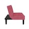 In House Yoomi 2 In 1 Sofabed Velvet Upholstered - Dark Pink