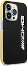 CG Mobile AMG PC/TPE Hard Case Bumper Protection/Anti-Explosion/Anti-Fall/Crystal Case/Bumper Protection Compatible With iPhone 14 Pro 6.1" (Black/Yellow)