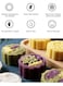 Non-Stick Eco-Friendly Mooncake Mould multicolour 14*5*5cm