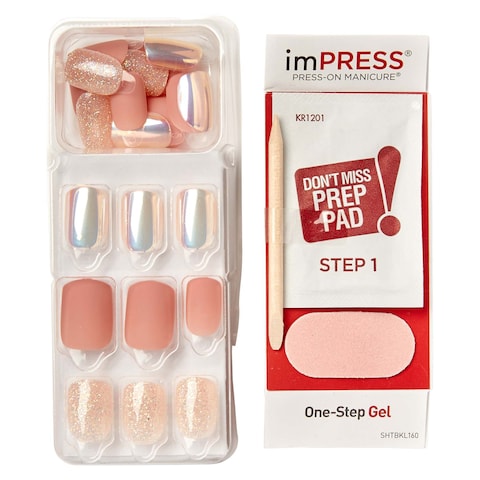 imPress Press-On Unexpected Artificial Nails - Multi Colour, 30 Piece