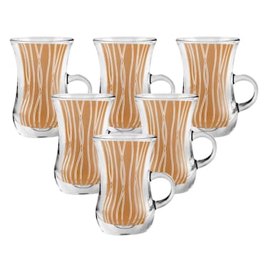Royalford Glass 6Pcs, Drinkware Set