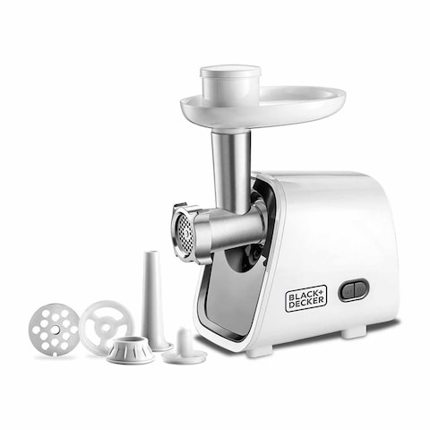 Black and Decker Meat Mincer - 1500W - White - FM1500