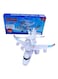 Child Toy Battery Operated Double Layer Bump And Go Action Airplane Toy With 4D Flash And Sound