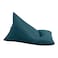In House Ilkay Velvet Bean Bag Chair - Small - Dark Turquoise