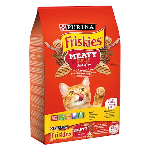 Buy Purina Friskies Meaty Grills Cat Food 2.8kg in Saudi Arabia