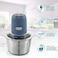Rebune 2L Blenders Vertical Stainless Steel Chopper Mincer Electric Food Processors 350W (Blue)