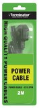 Terminator brand Laptop Power Cord 13A Plug
