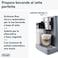 De'Longhi Rivelia, 1.4L 1450W Fully Automatic Coffee Machine with LatteCrema Hot, Automatic Milk Frother, Compact Size Bean to Cup Coffee Machine, Pebble Grey, EXAM440.55.G
