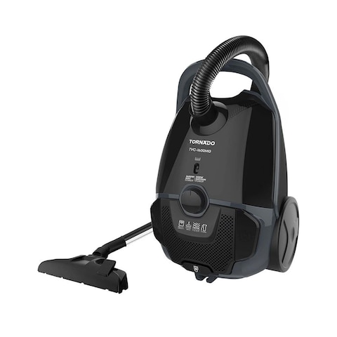 Tornado Vacuum cleaner - 1600 Watt - Black/ Grey - TVC-1600MG