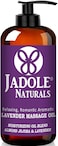 Jadole Naturals Lavender Aromatherapy Sensual Massage Oil For Couples, Enhanced With High Absorption Of Sweet Almond Oil, Jojoba Oil, And Vitamin E, 8OZ/240ml