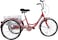 Classic Adult Tricycle With Basket 24 Inch - Red