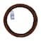 Generic Car Steering Wheel Cover Cloth-Size: Medium, Dark Grey, Black, Maroon, Dark Beige, Coffee Brown Colour