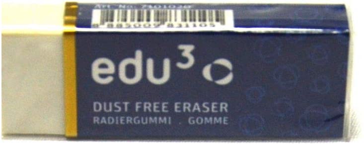 Generic Edu 3 Edu-Er020 Dust Free Erasers 20 Pieces Set