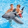 Intex Great White Shark Ride-On Inflatable Pool Floats 57525EP Grey