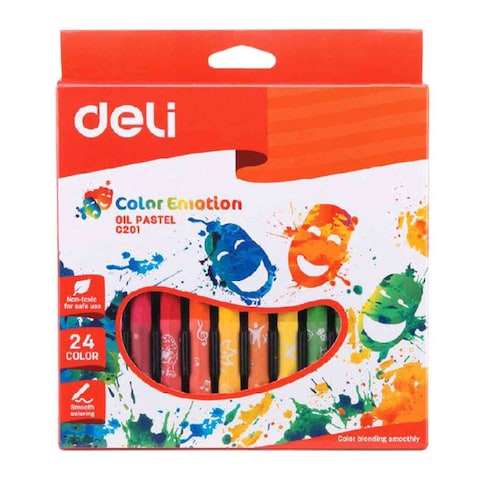 Deli Color Emotion Oil Pastel 24PC