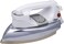 Clikon Heavy Dry Iron, 6 Adjustable Cloth Settings, Ceramic Oil Coated Soleplate, Auto-Cut Off, Silver &amp; White - CK2132