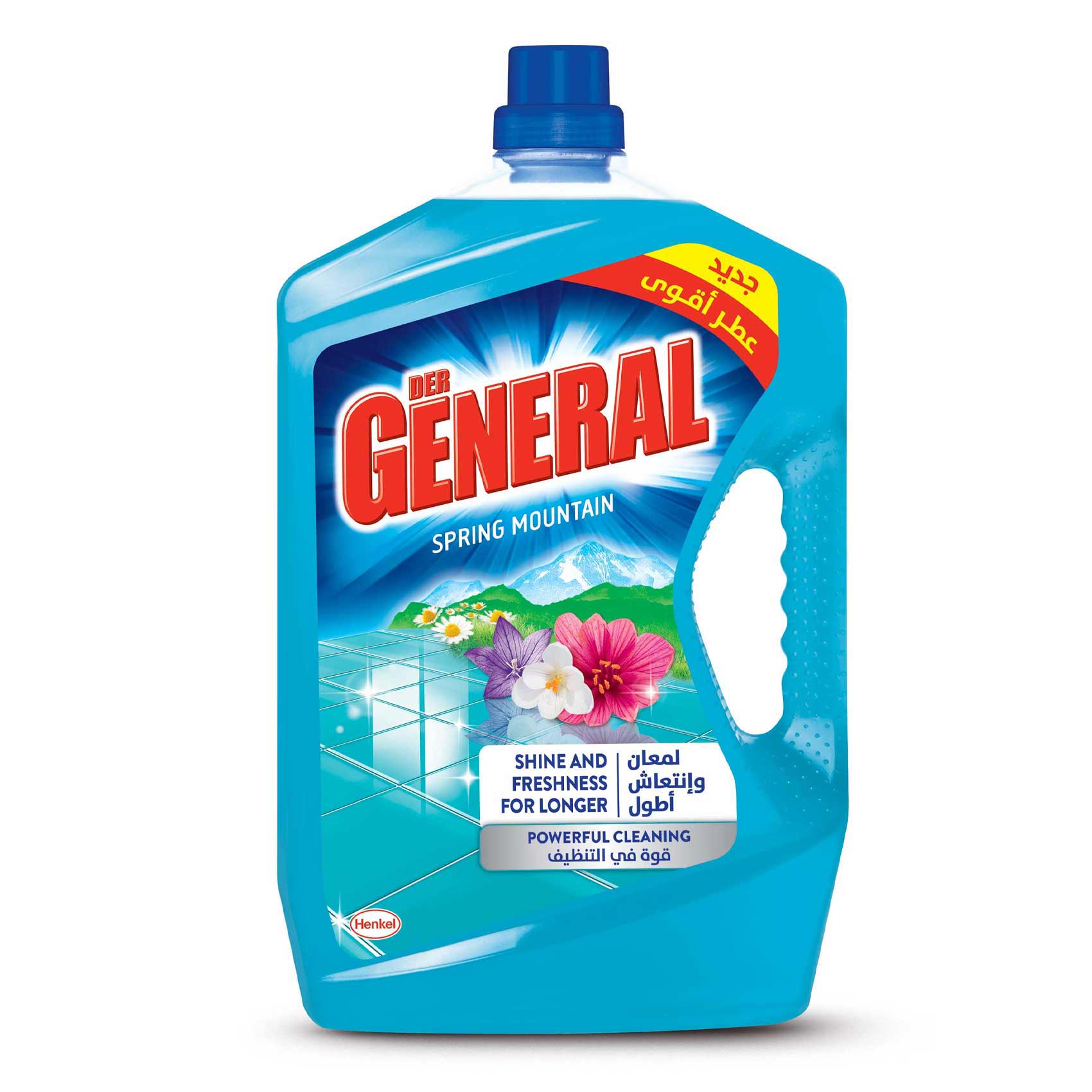 Der General All Purpose Cleaner Liquid  Shine And Freshness For Longer Spring Mountain 5L