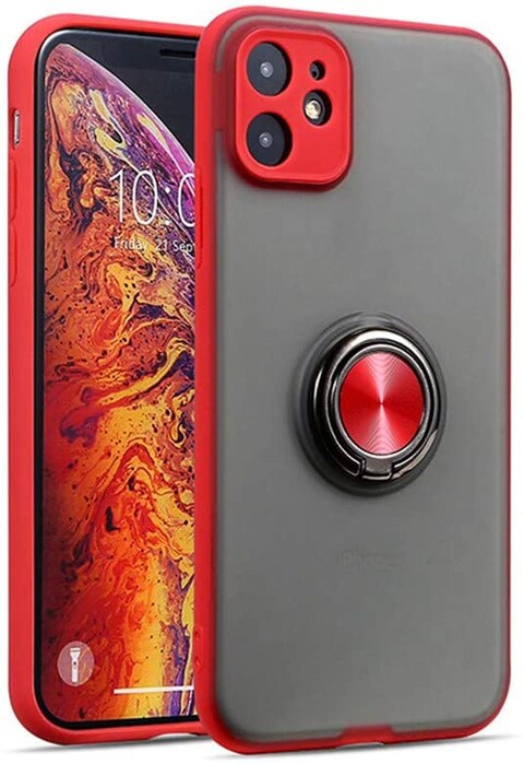Niaoyufeng For iPhone 11/Pro/Pro Max Case Slim Soft Anti-Scratch Shockproof Magnetic Kickstand Cover With Ring Rotation Holder 11 Pro/iPhone Pro Max/iPhone 2019