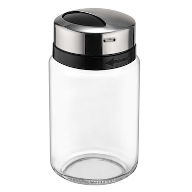 Qlux C-00346 Elegant Spice Pot 240ml Clear/Silver