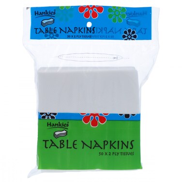 Hankies Table Napkin 2Ply 50 Sheets