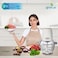 Gratus  Food Chopper GFC4002FC 350 Watts With 2 Ltr Capacity, 2 Speed Control, Glass Bowl, Stainless  Steel Blades X 4, Easy To Clean