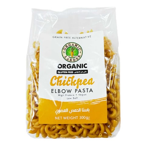 Organic Larder Vegan Chickpea Elbow Pasta 300g