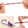 Xa 2Pcs Portable Travel Clothesline Multifunction Adjustable Elastic Clothesline Hanger Outdoor Laundry Drying Rope With 12 Clips Anti-Slip Home Bedroom Storage Accessory (Black)