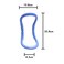 Generic 2 Pcs Yoga Circle Stretch Resistance Ring Pilate Fascia Massager Blue 21 X 5 X 11cm