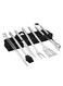 Generic 9-Piece Bbq Grill Tool Set Silver/Black