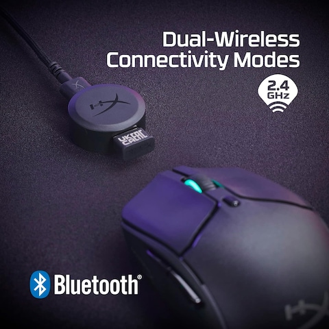 HyperX Pulsefire Haste 2 Ultra-Light Wireless Gaming Mouse, Black