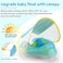 Baby Swimming Float Inflatable with Sun Protection Canopy for Age 3-30months