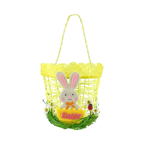 Easter Bunny Basket 12cm Assorted