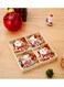 Wooden Christmas Ornaments - Perfect for Indoor and Outdoor Use (12 Pendants), Santa Claus