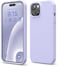 elago Liquid Silicone for iPhone 15 case cover Full Body Protection, Shockproof, Slim, Anti-Scratch Soft Microfiber Lining - Purple