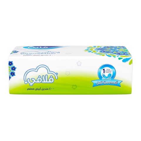 Fine Fluffy Facial Tissues - 400 Tissues