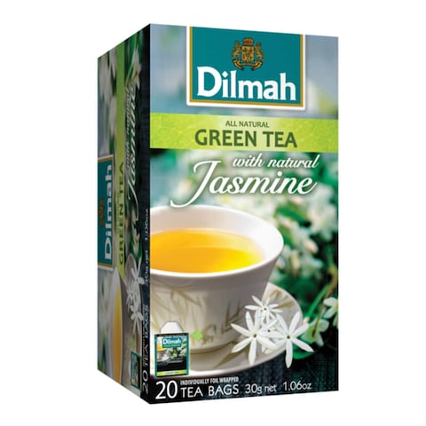 Dilmah Green Tea With Jasmine - 20 Tea Bags