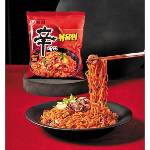 Nongshim Shin Ramyun Stir Fry Noodle 131g Pack of 5