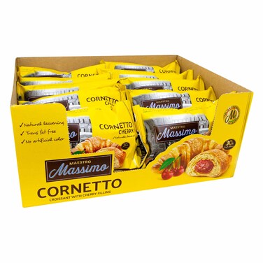 Maestro Massimo Croissant Cornetto Cherry 50g x 20 Pieces