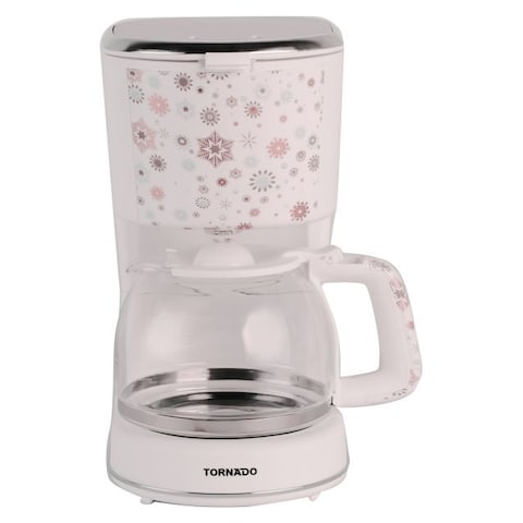 Tornado American Coffee Maker 900 Watt - White - TCMA-9125-C