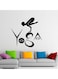 Spoil Your Wall Yoga Pose Wall Sticker Black